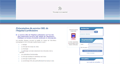 Desktop Screenshot of orl-hopital-lariboisiere.com